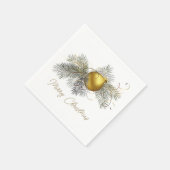 Serviette En Papier Soirée d'ornement d'arbre de Noël (Coin)