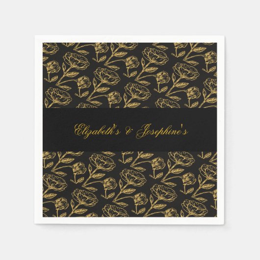 Serviette En Papier Soiree double élégant (Devant)