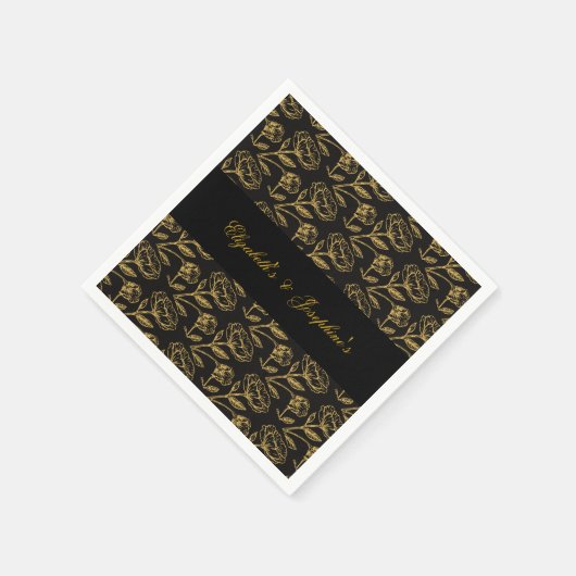 Serviette En Papier Soiree double élégant (Coin)