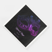 Serviette En Papier Soirée élégante (Coin)