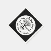 Serviette En Papier Soirée Famille Cute (Coin)