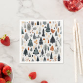 Serviette En Papier Soirée festive Joyeux Noël Fête (En situation)