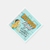 Serviette En Papier Soirée Funny Retro Bunco (Coin)