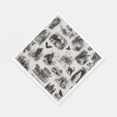 Serviette En Papier Soirée Halloween (Coin)