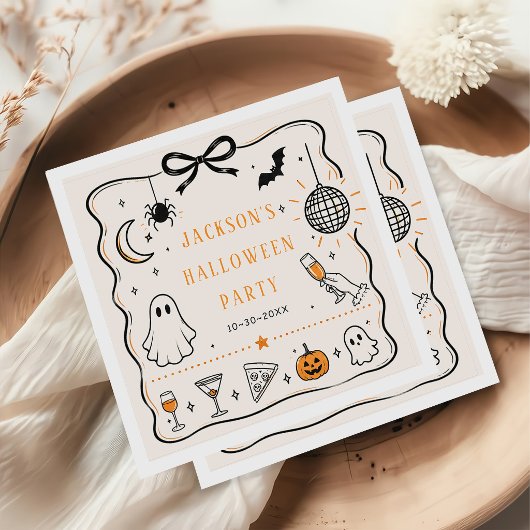 Serviette En Papier soirée Halloween