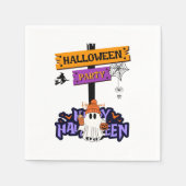 Serviette En Papier Soirée Halloween (Devant)