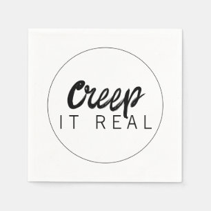Serviette En Papier Soirée Halloween Creep It Real