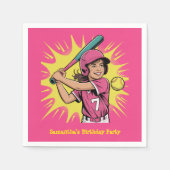 Serviette En Papier Soirée pour filles (Devant)