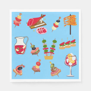 Serviette En Papier Soirée Tapas