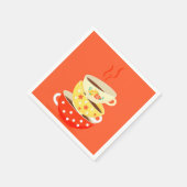 Serviette En Papier Soirée thé l'après-midi (Coin)