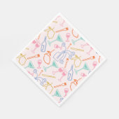 Serviette En Papier Soirée toscane (Coin)