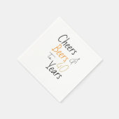 Serviette En Papier Soirées et bières minimum 40ème anniversaire fête (Coin)