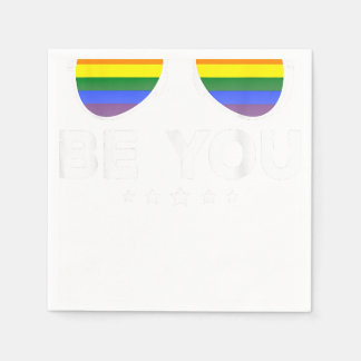 Serviette En Papier Sois toi LGBT Rainbow Sungls