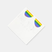 Serviette En Papier Sois toi LGBT Rainbow Sungls (Coin)