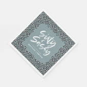 Serviette En Papier Soixante empreintes de léopard et fête sassy (Coin)