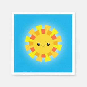 Serviette En Papier Soleil