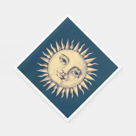 Serviette en papier Soleil (Coin)