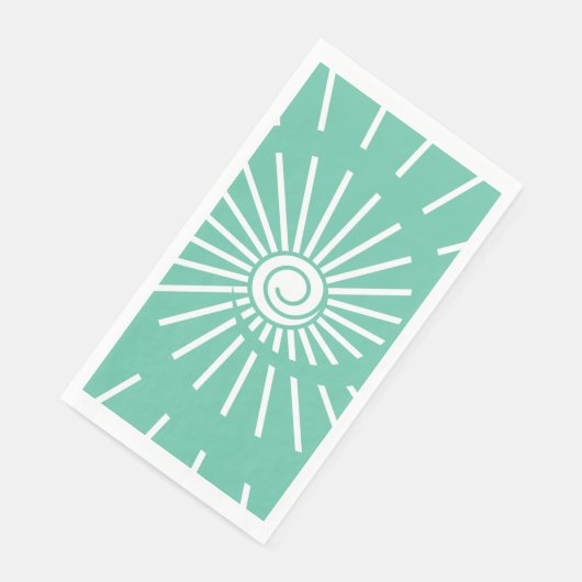 Serviette En Papier Soleil 12 (Coin)