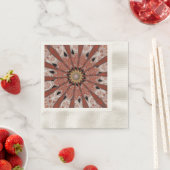 Serviette En Papier soleil 14 rayons (En situation)