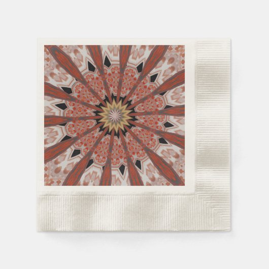 Serviette En Papier soleil 14 rayons (Devant)