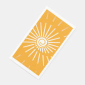 Serviette En Papier Soleil 2 (Coin)