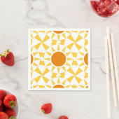 Serviette En Papier Soleil d'été (En situation)