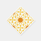 Serviette En Papier Soleil d'été (Coin)