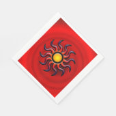 SERVIETTE EN PAPIER SOLEIL DU SUD-OUEST (Coin)