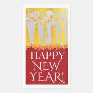 SERVIETTE EN PAPIER SOLEIL ! ENSOLEILLEMENT! VACANCES À CENTRAL PARK !