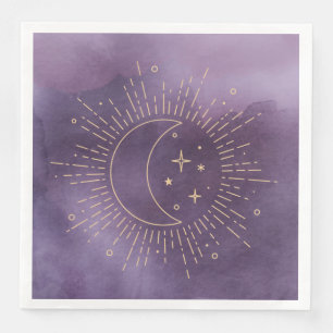 Serviette En Papier Soleil et Lune