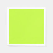 Serviette En Papier Solid bright light green (Devant)