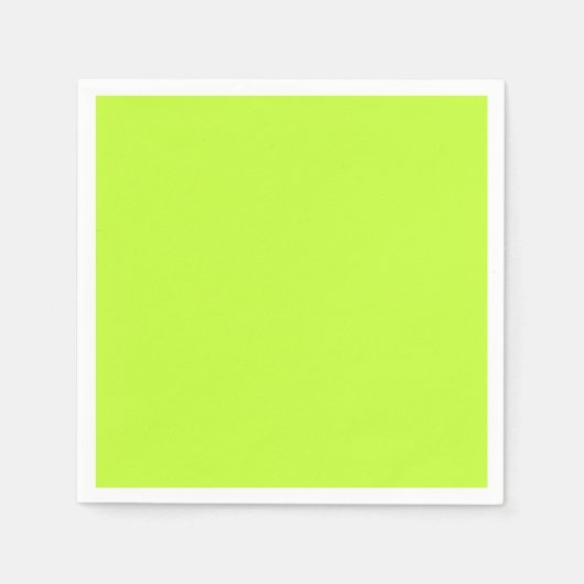 Serviette En Papier Solid bright light green (Devant)