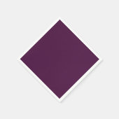 Serviette En Papier Solid dark plum (Coin)