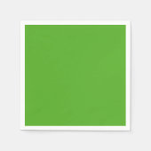 Serviette En Papier Solid frog green (Devant)
