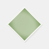Serviette En Papier Solid Jade Green Celadon (Coin)