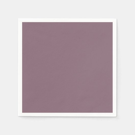 Serviette En Papier Solid plum dandy purple (Devant)