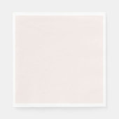 Serviette En Papier solide rose lait (Devant)