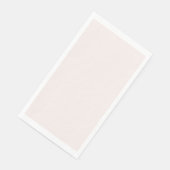 Serviette En Papier solide rose lait (Coin)