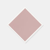 Serviette En Papier solide rose muet (Coin)