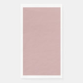 Serviette En Papier solide rose muet (Devant)