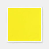 Serviette En Papier Solis Papier Jaune Napkin (Devant)