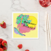 Serviette En Papier Solstice d'été (En situation)