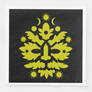 Serviette En Papier solstice d'été agréable Mi-été