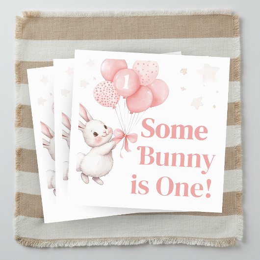 Serviette En Papier Some Bunny Balloon Birthday Party 