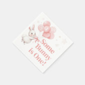 Serviette En Papier Some Bunny Balloon Birthday Party  (Coin)