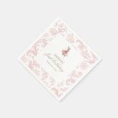 Serviette En Papier Some Bunny Birthday Pink Bunny Party (Coin)