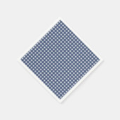 Serviette En Papier Some Bunny is One bleu Gingham Anniversaire (Coin)