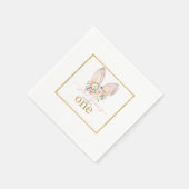 Serviette En Papier Some Bunny is turning ONE (Bunny Ears) (Coin)