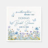 Serviette En Papier Something Blue avant 'Oui pour toujours' : Shower  (Devant)