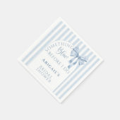 Serviette En Papier Something Blue Before I Do Bow  (Coin)
